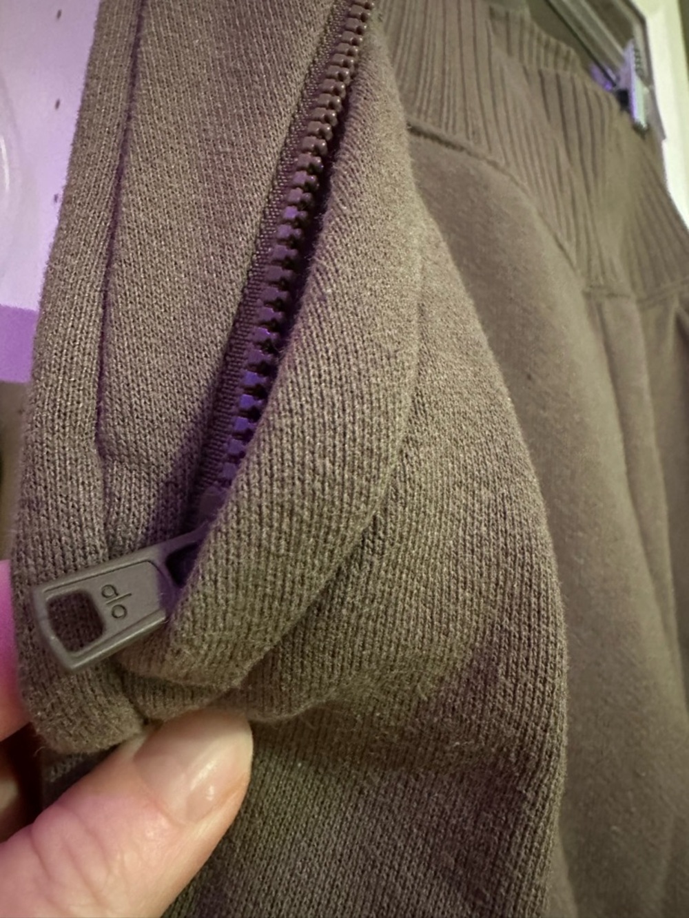 Cute $130 Alo Serenity Wide Leg Sweatpants Limited Edition Light Cocoa Sz Small - Picture 9 of 15